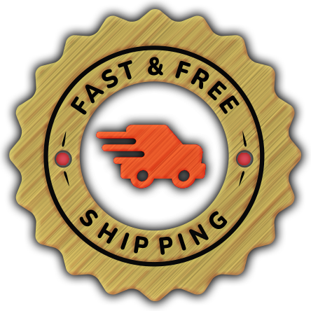 Fast & free shipping badge