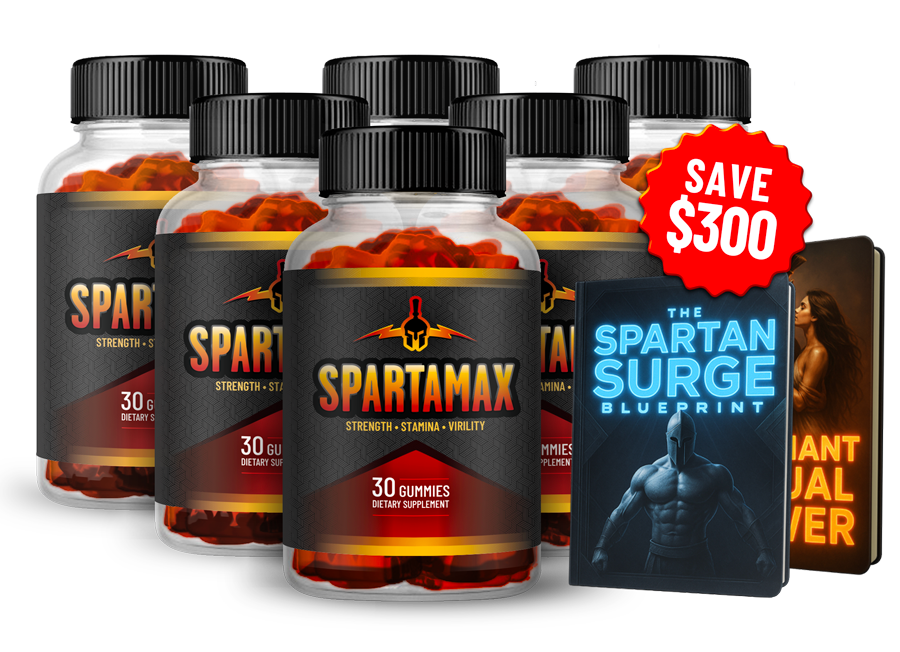 Six bottles of Spartamax plus two bonus digital guides
